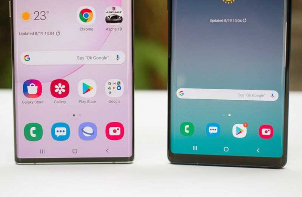 Сравнение Samsung Galaxy Note 10 Plus vs Samsung Galaxy Note 9